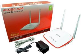 img 1 attached to 📶 Foscam FR305 WiFi Wireless 802.11N 300Mbps Router/Repeater with Amplified 2x Range & WPS Button