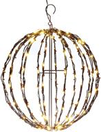 🎄 enhance your outdoor holiday décor with elf logic's 16" hanging tree globe light - stunning outdoor led light ball for festive ambiance! logo