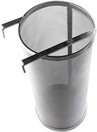 ultimate hop spider: 300 micron mesh stainless steel filter & strainer for home beer brewing kettle logo