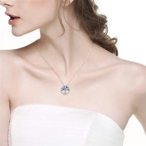 img 1 attached to 💎 Women's Jewelry: Christmas Birthday Anniversary Sapphire Necklace