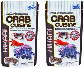 img 1 attached to 🦀 (2 Pack) Hikari Crab Cuisine Rapidly Sinking Sticks 1.76 Ounce - Ideal for Bottom Feeders and Crustaceans