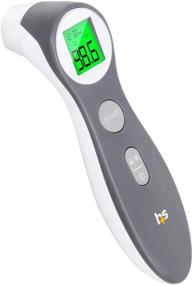 img 4 attached to HealthSmart Digital Touchless Thermometer: Reliable for Babies, Children, and Adults - Versatile for Object and Air Testing