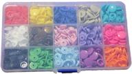 📦 15-color snaps storage container | betterjonny | 150 sets t5 plastic fasteners | size 20 | punch poppers closures | no-sew buttons for cloth diaper, bibs, unpaper towels, nappies, buttons, and mama pads logo