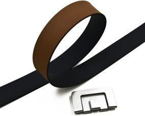 img 3 attached to Silver Buckle USUAL Strap Black Women's Accessories in Belts