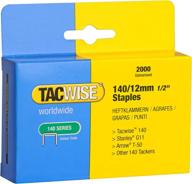 tacwise 140 1/2-inch galvanized staples (0348) - best value box of 2000 for hand tackers/hammer tackers logo