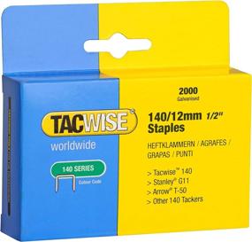 img 2 attached to Tacwise 140 1/2-Inch Galvanized Staples (0348) - Best Value Box of 2000 for Hand Tackers/Hammer Tackers