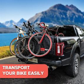 img 3 attached to 🚲 MNJ Motor Truck Tailgate Bike Pads - Universal Protection Cover for Most Trunks, Mountain Bikes w/Fixed Straps - Safely Transport up to 6 Bicycles