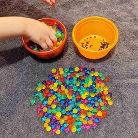 img 3 attached to Vibrant 20,000 Colorful Water Gel Beads: Ideal Sensory Toys for Kids, 10 Colors & 2 Sizes, Perfect for Spa Refill and Décor