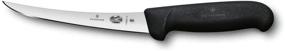 img 1 attached to Optimized for SE: Victorinox 6 Inch Curved Fibrox Pro Boning Knife with Semi-stiff Blade