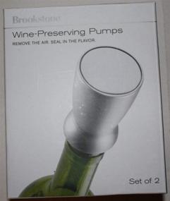 img 2 attached to Brookstone Wine Preserving Pumps Set 514893