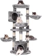 🐱 bewishome cat tree tower for indoor cats with sisal scratching board, posts, and condo house - perches & kitten activity center logo