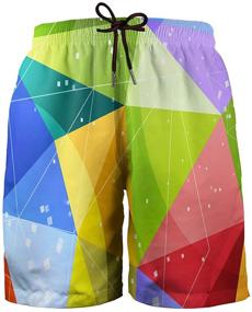 img 3 attached to 👖 Hgvoetty Galaxy Pattern Shorts with Pockets: Stylish Boys' Clothing