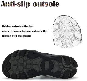 img 1 attached to 🏃 FUNKYMONKEY Athletic Sport Sandals - Durable and Comfortable Outdoor Footwear