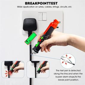 img 2 attached to 🔌 WGGE AC Voltage Tester/Non-Contact Voltage Tester with Dual Range AC 12V-1000V/48V-1000V: LCD Display, Flashlight, Buzzer Alarm