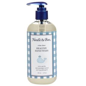 img 3 attached to 🍼 Нежный детский гель-мыло Noodle & Boo Healthy Hand Wash: Без мыла и мягкое - подходит для малышей. Размер для дозаправки, идеально для чувствительной кожи.