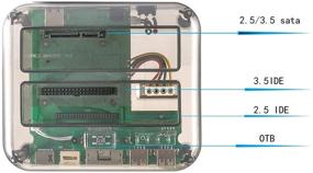 img 2 attached to 💽 USB 3.0 SATA IDE Док-станция для двух накопителей с поддержкой всех картридеров All-in-1, USB 2.0 Hub и функцией горячей замены для накопителей IDE/SATA HDD SSD 2,5" и 3,5" - бесплатно