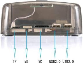 img 1 attached to 💽 USB 3.0 SATA IDE Док-станция для двух накопителей с поддержкой всех картридеров All-in-1, USB 2.0 Hub и функцией горячей замены для накопителей IDE/SATA HDD SSD 2,5" и 3,5" - бесплатно