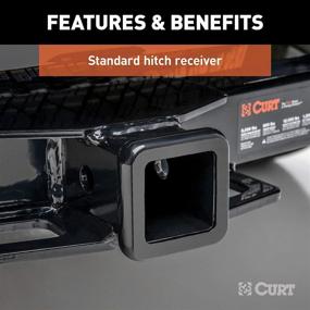 img 1 attached to 🚚 CURT 13333 Class 3 Trailer Hitch, 2-Inch Receiver, Compatible with Dodge Ram 1500, 2500, 3500 – Black