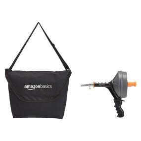 img 2 attached to 🔧 Essential Amazon Basics: Heavy Duty 25-Foot Plumbing Snake Cable with Drill Attachment and Storage Bag