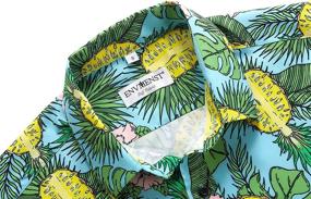 img 1 attached to Hawaiian Sleeve Printed Summer Shirt - EVNMENST