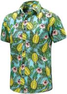 hawaiian sleeve printed summer shirt - evnmenst logo