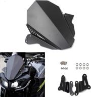 motorcycle windscreen windshield deflectors aluminum logo