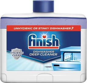 img 4 attached to 🧼 Dual Action Dishwasher Cleaner: Combat Grease & Limescale, Fresh Scent, 8.45oz