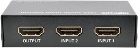 img 3 attached to Tripp Lite 2-портовый HDMI переключатель с пультом дистанционного управления - 4K x 2K UHD @ 60 Гц (HDMI Ж/2xЖ), черный