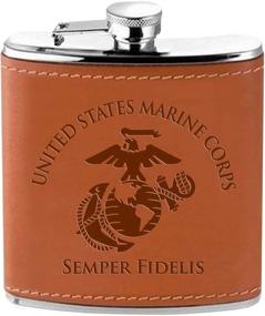 img 2 attached to 🚀 USMC Flask & Marine Corps Playing Cards Set - Perfect Gift for Marines with Enhanced SEO