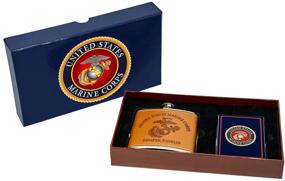 img 3 attached to 🚀 USMC Flask & Marine Corps Playing Cards Set - Perfect Gift for Marines with Enhanced SEO