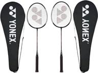 🏸 yonex gr 303 saina nehwal edition badminton racket 2021 - professional beginner practice racket with full cover steel shaft (pack of 2) logo