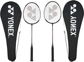 img 4 attached to 🏸 Yonex GR 303 Saina Nehwal Edition Badminton Racket 2021 - Professional Beginner Practice Racket with Full Cover Steel Shaft (Pack of 2)