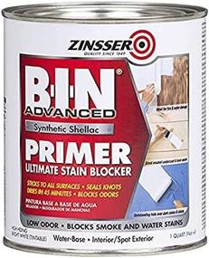 img 1 attached to 1 QT Zinsser 271009 White Synthetic Shellac Primer | B-I-N Advanced - Pack of 1