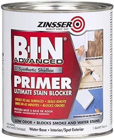 img 4 attached to 1 QT Zinsser 271009 White Synthetic Shellac Primer | B-I-N Advanced - Pack of 1