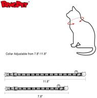 6 pack of adjustable breakaway cat collars with bells and safety buckles - plaid patterns in mixed colors, suitable for kittens sized 7.8-11.8 inch logo