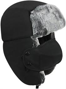 img 1 attached to 🧢 Trapper Windproof Ushanka Earflap Detachable Boys' Hat for Ultimate Outdoor Protection