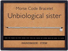 img 4 attached to Bracelets Initial Unbiological Friendship Inspirational