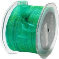 may arts turquoise sheer iridescent ribbon - 3/8-inch wide: elegant and versatile! logo