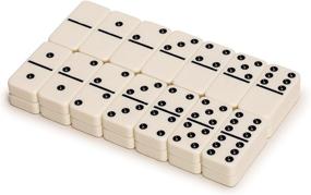 img 2 attached to Enhance Your Domino Game with Yellow Mountain Imports' Deluxe Double Dominoes