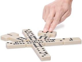 img 3 attached to Enhance Your Domino Game with Yellow Mountain Imports' Deluxe Double Dominoes