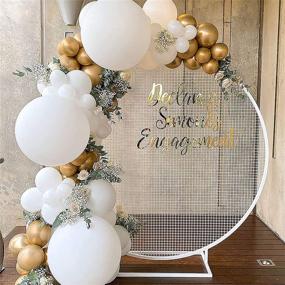 img 1 attached to 🎈 KOMOREBI White Balloons: 100pcs 5 Inch Plain White Latex Balloons for Various Celebrations - Birthday, Engagement, Wedding, Baby Shower, Anniversary Party Decorations