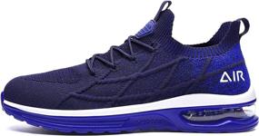 img 4 attached to 👟 AiEles Mens Running Air Shoes: Premium Slip-On Sneakers for Tennis, Walking, and Athletic Activities - Sizes US 7.5 to US 13