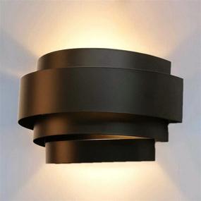 img 3 attached to 💡 LightInTheBox Modern Contemporary Wall Sconces: Sleek Metal Shade, 1 Light, E26/E27 Bulb Base, 60W, Black Color