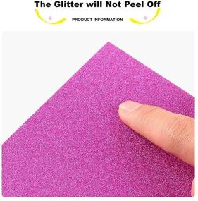 img 2 attached to 🎉 20 A4 Glitter Craft Paper Sheets: Sparkle and Shine with Gold Glitter Cardstock for DIY Crafts, Scrapbooking, and Party Decorations