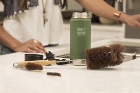 img 3 attached to 🧼 Efficient Cleaning with Klean Kanteen Bottle Brush Set (4 Piece), Natural/Stainless, One Size