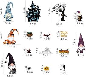 img 1 attached to Halloween Stickers Double Sided Removable Decoration