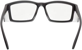 img 2 attached to 👓 voltX 'VISION' Safety Readers: Full Lens Magnified Safety Glasses (+2.5 Dioptre, Clear Lens) - CE EN166ft Certified, Anti-Fog UV400 Coated Lens