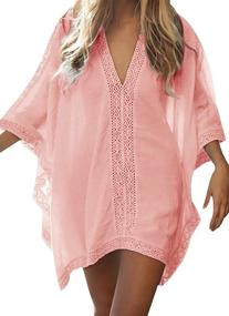 img 4 attached to Loritta Bathing Swimsuit Oversized Dresses Women's Clothing for Swimsuits & Cover Ups