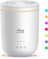 🌬️ goldfox 2.2l cool mist humidifiers for bedroom with ambient light - enhance your home & office environment with quiet operation and automatic safety shut-off logo