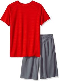 img 1 attached to Hanes Sport Heathered Performance Heather Boys' Clothing Sets: The Ultimate Activewear Collection